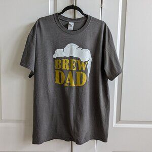 Brew Dad Hipster Brewery T Shirt Father's Day Gift Funny Graphic Tee Brew Lovers